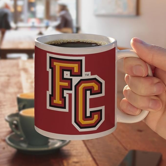 Flagler College Saints Logo Ceramic Coffee Mug, Novelty Gift Mugs for Coffee, Tea and Hot Drinks, 11oz, White