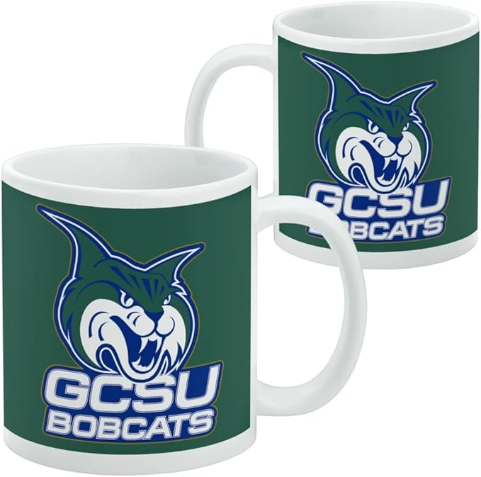 Georgia College Bobcats Logo Ceramic Coffee Mug, Novelty Gift Mugs for Coffee, Tea and Hot Drinks, 11oz, White