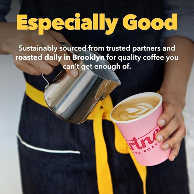 PARTNERS COFFEE ROASTERS - Whole Bean Coffee (Manhattan - Dark Roast) 12oz - Rich, Deep, & Flavorful Omniroast - Baker's Chocolate, Caramel, Maple Syrup - Coffee Beans - Roasted in New York City