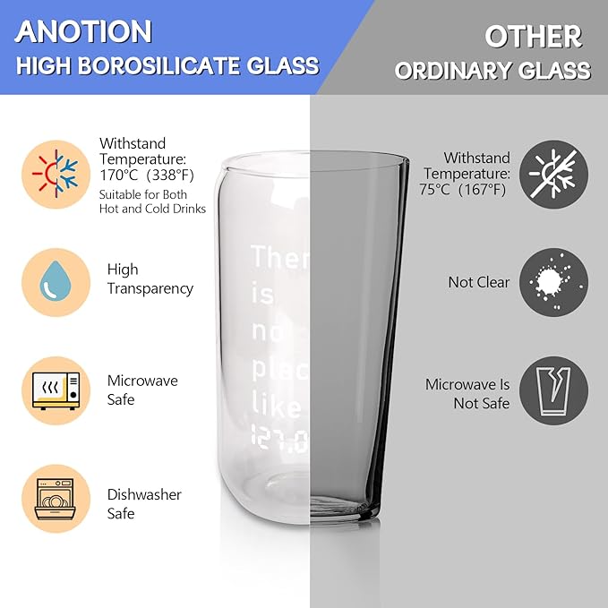 ANOTION Gifts for Coders Easter Gifts for Him - Valentines Day Gifts For Him Cute Glass Cup Software Engineer Gifts Nerdy Gifts for Men Stocking Stuffers Gifts Birthday Gifts Unique Gifts for Him