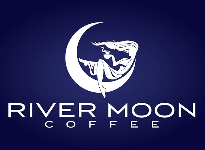 River Moon Coffee, Fade to Black Dark Roast Coffee Beans, 16 Ounces, Extra Dark, Low Acidity, Non-GMO, Direct Trade, Fadernauts Blend