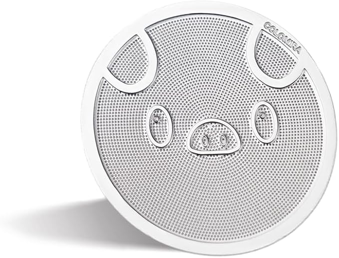 58mm Espresso Puck Screen, 0.4mm Ultra Thin Espresso Puck, Metal Reusable Coffee Filter for 58mm Espresso Portafilter Basket - 316 Stainless Steel(Piggy)