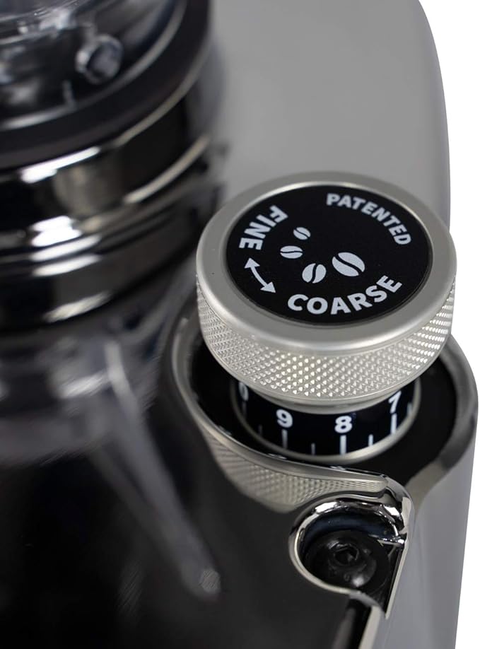 Eureka Atom Specialty 75 Commercial Espresso Grinder - Short Hopper | 75mm Flat Burrs | Silent Technology | Timed Dosing | Stepless | (Chrome)