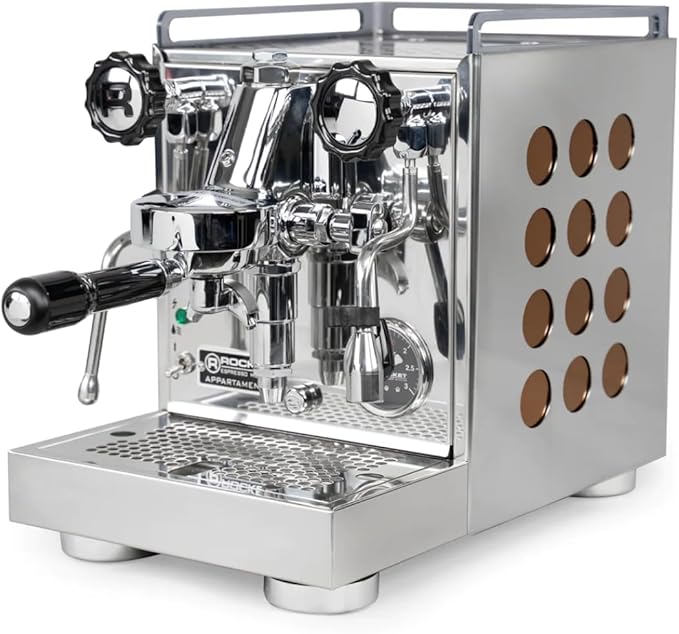 Rocket Espresso Appartamento Espresso Machine and Faustino 3.1 Grinder Bundle (Copper)