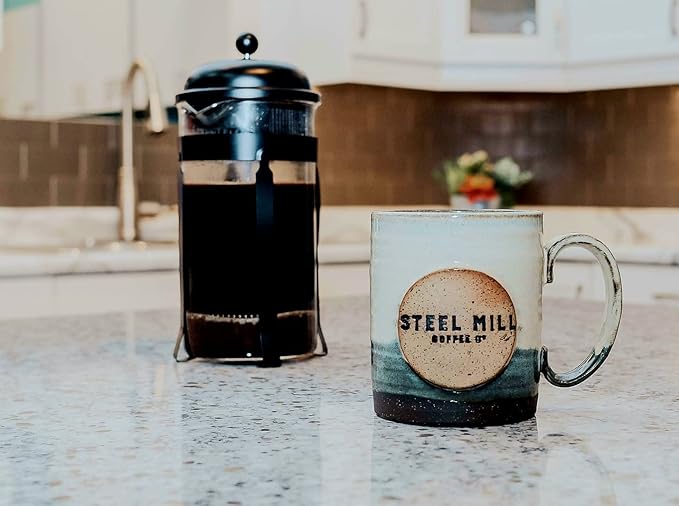 Steel Mill Coffee Co. Butterscotch Toffee Flavored Coffee – Whole Bean – Medium Roast – 100% Arabica Beans – Vegan – Sugar-Free – Gluten-Free – Gourmet Coffee – 2lb Bag
