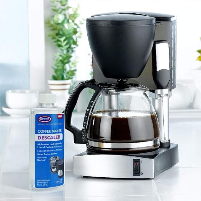 The Professional Barista's Choice - Urnex Keurig Compatible Coffee Maker Universal Descaling Solution (2 Pack, 2 Uses Per Bottle)