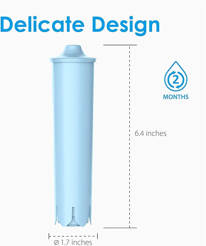 Waterdrop Coffee Filter, Replacement for Jura® Filter Clearyl/Claris Blue Capresso® Clearyl Coffee Machine Water Filter, 3 Packs