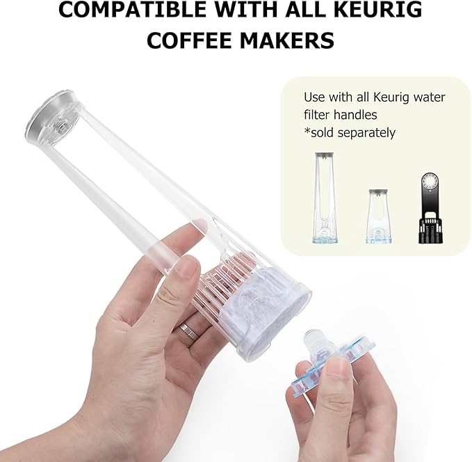 12 Pack Keurig Filter Replacement by Fanativita, Water Filter Cartridges, Fit All Keurig Coffee Makers (2-Year Supply)