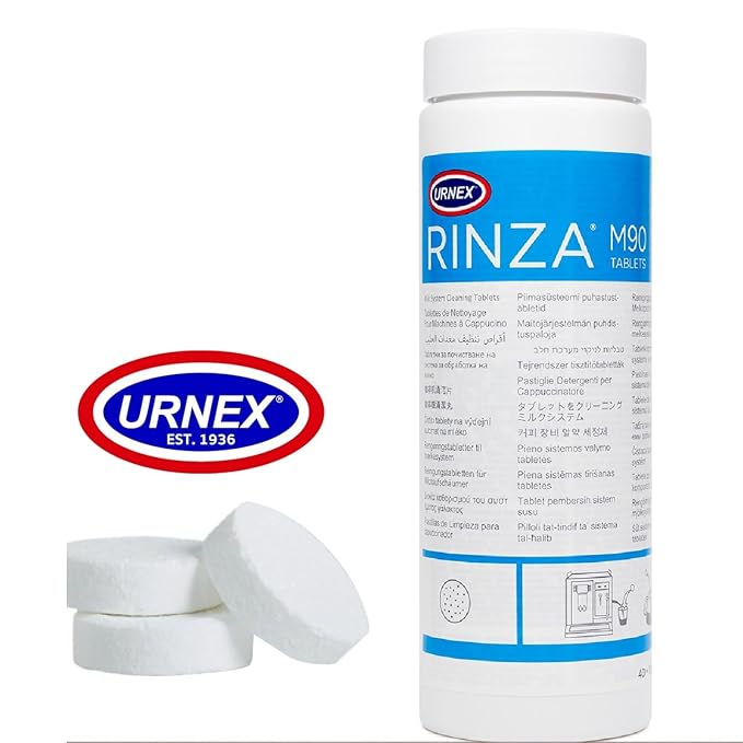 Urnex - Rinza M90 Milk Frother Cleaning Tablets 10g
