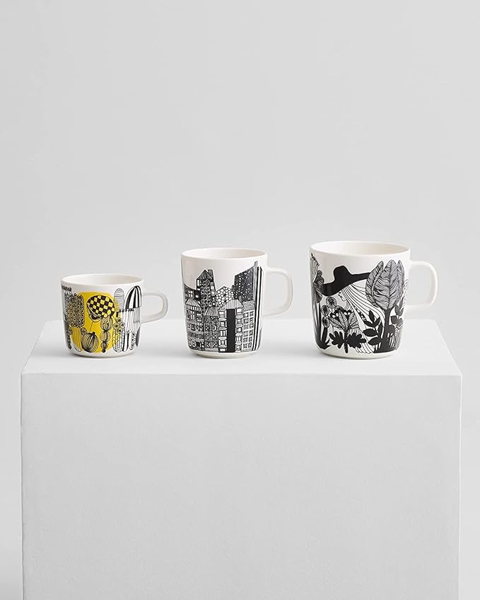 MARIMEKKO - Oiva Siirtolapuutarha Coffee Mug (8.8oz, City Print)