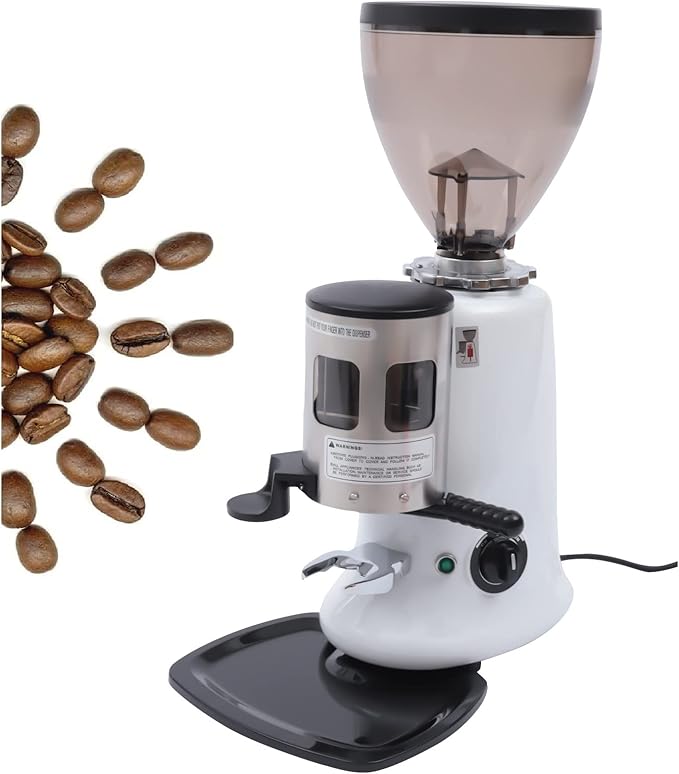 Coffee Grinder Espresso Machine Commercial Coffee machine Burr Mill Machine 350W 110V 1400RPM w/Bean Hopper