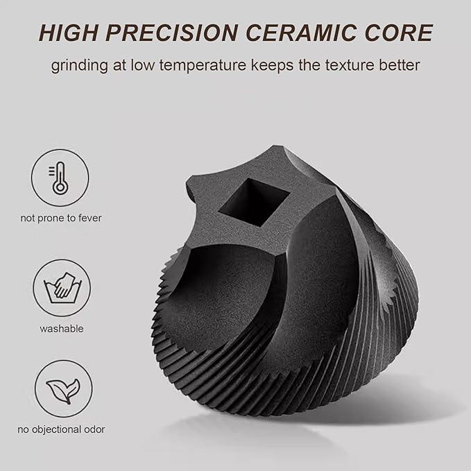 Portable Electric Burr Coffee Grinder with 40 Adjustable Settings, Small Electric Rechargeable Mini Coffee Grinder with Multiple Grinding Settings
