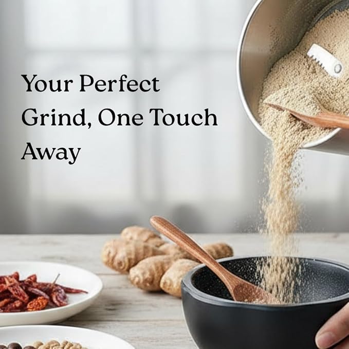 Espresso Bean Coffee Grinder Manual Electric for kitchen | Coffee Grinders for Home Use | Burr Herb Salt Spice Blender Black Pepper Mill Grinder | Coffee Lover Gifts | coffee-grinder | Seed Grinder