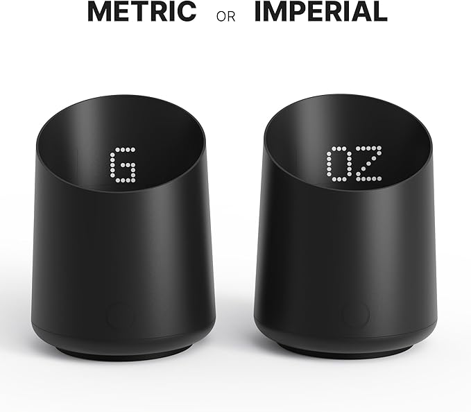 Subminimal Subscale Digital Dosing Cup with LED Display – Sleek & Precise Scale - Dosing & Brewing Accessories, Measures Coffee Grounds for Espresso - Black