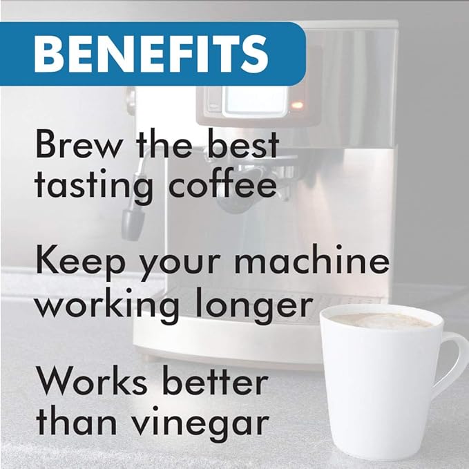 The Professional Barista's Choice - Urnex Keurig Compatible Coffee Maker Universal Descaling Solution (2 Pack, 2 Uses Per Bottle)