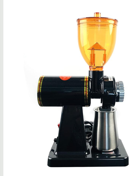 250g Commercial Coffee Grinder Electric Grain Mill Grinder Automatic Burr Coffee Grinder Machine Coffee Bean Grinder Mill Espresso Bean Grinder Machine Household Coffee Bean Grinder (Red)