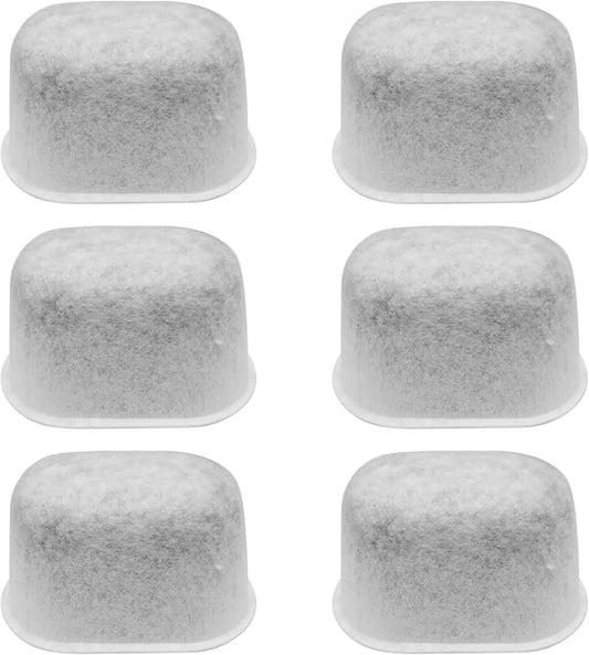 6 Pack Charcoal Water Filters for Breville Espresso Machine,Disposable Coffee Filters for Breville BWF100 Replacement