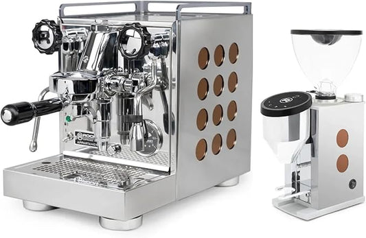 Rocket Espresso Appartamento Espresso Machine and Faustino 3.1 Grinder Bundle (Copper)