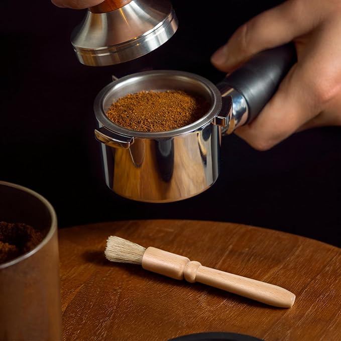 Coffee Grinder Cleaning Brush Set, 3 Pcs Coffee Machine Brush Cleaner Tool, Dusting Coffee Machine Brush for Bean Grain, Barista Home Kitchen, 3 Style