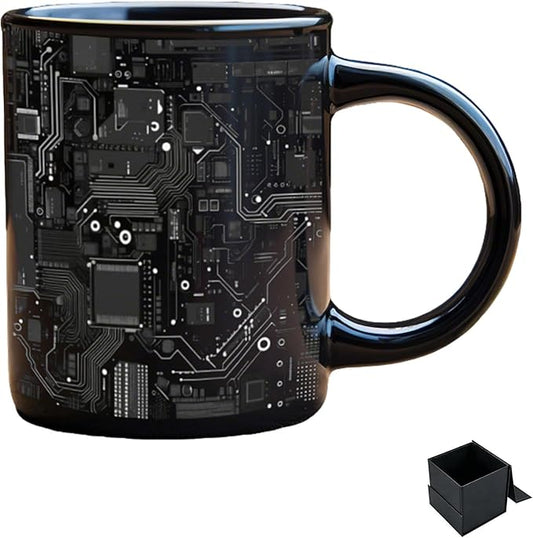 2026 New Mechanic Tool Kit with Fun 3D Printed Pattern Mug, 11oz Ceramic mechanical toolbox coffee cup Set, Perfect for Birthdays, Valentine's Day, and Father's Day (G)