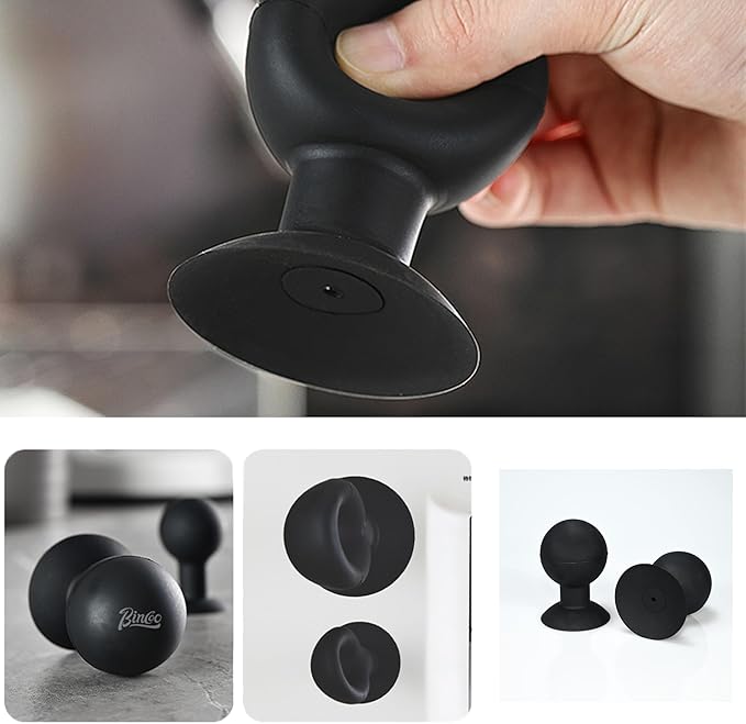 54mm Coffee Grounds Remover Tool,Silent Puck Ejector Tool,Barista Espresso Tool Accessories,Free-knock Box Grind Coffee Puck Blowing Out Tool,For 54mm Bottomless Portafilter