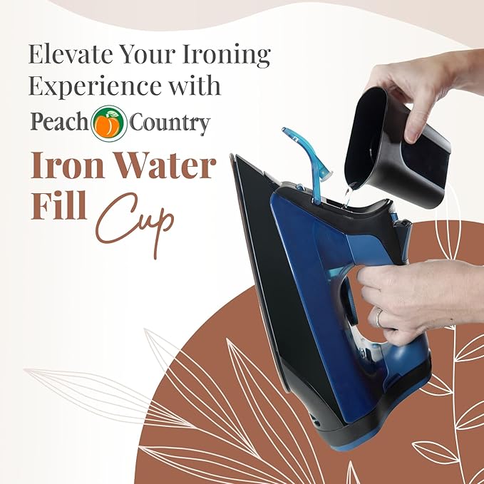 Peach Country 12 Oz Iron Water Fill Cup for (Rowenta Irons) (1)