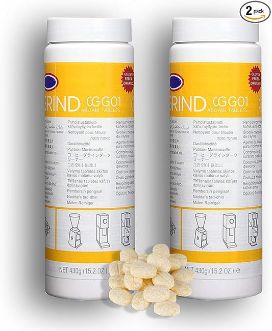 Professional Coffee Grinder Cleaning Tablets - Coffee Grinder Cleaner for Home - Food Safe Gluten Free, Keep the Coffee Grinder Clean for a Long Time