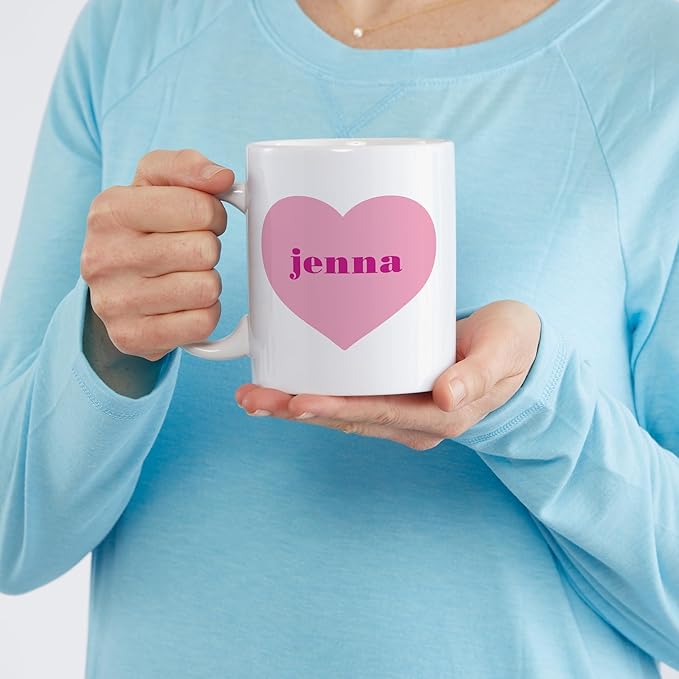 Personalization Universe Heart You Lots Personalized 18 oz. Coffee Mug