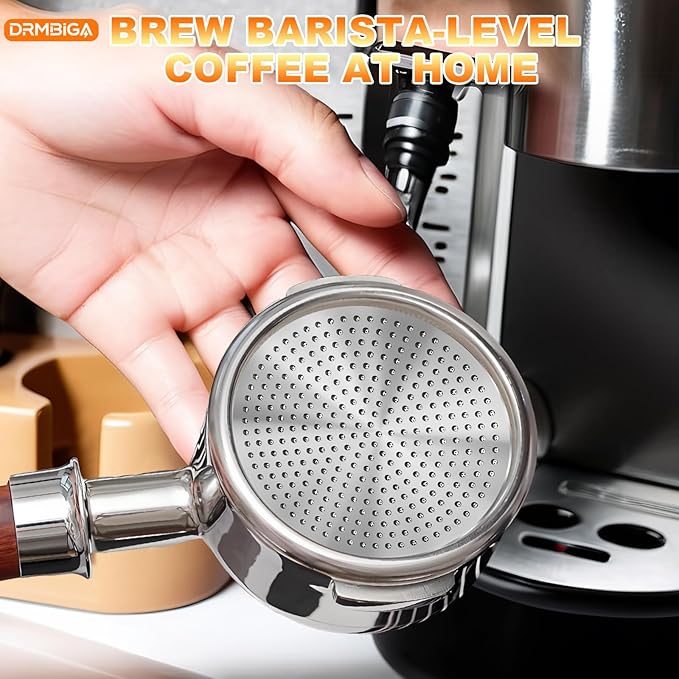 Professional Espresso Puck Screen 58mm 2 Pack - Premium 3rd Gen Dual-Layer Flow Control Coffee Filter, Precision-Engineered Stainless Steel Portafilter Screen for Perfect 58mm Basket Fit