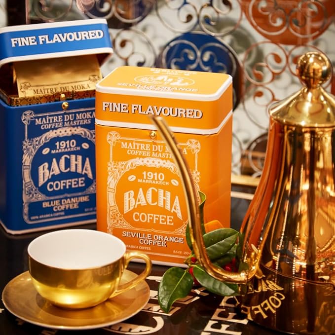 Bacha Coffee | Blue Mountain Wallenford Single Origin, Whole Beans, Medium Roast, 100% Arabica Specialty Coffee, 250g Signature Nomad Collection, Gift Box