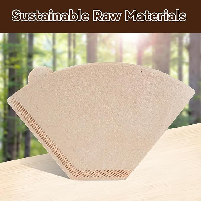 100PCS Coffee Filter Compatible with Stanley Pour Over, Disposable Paper Filters