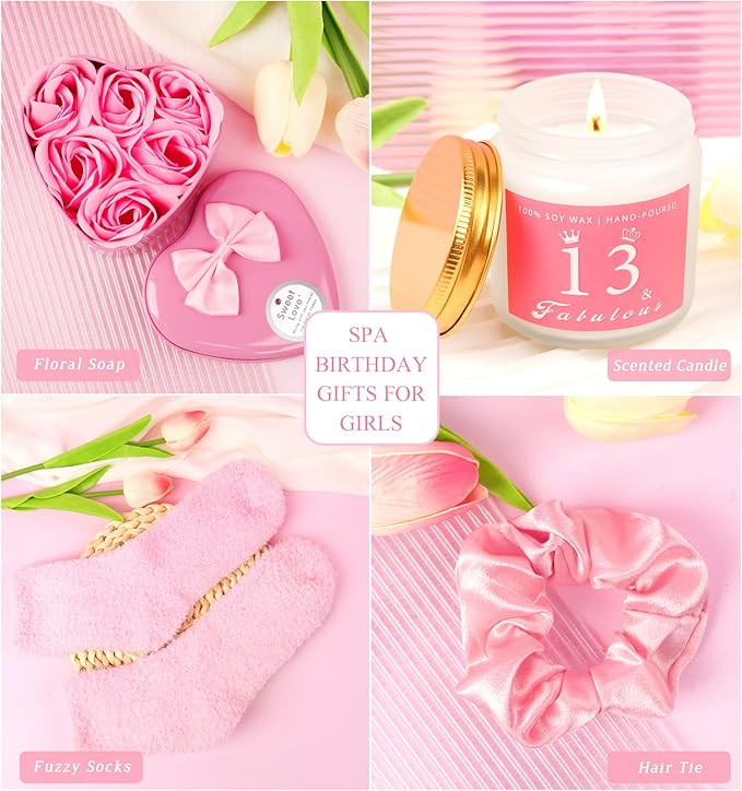 13 Year Old Girl Gifts, 13th Birthday Gifts for Girls Birthday Gifts for 13 Year Old Girl, Gift Ideas for Teen, Daughter, Niece, Granddaughter, Official Teenager 13th Birthday Decorations for Her