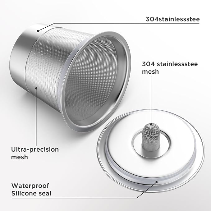 Reusable K Cups,Stainless Steel K Cups for Keurig,Keurig Reusable Coffee Pods for Keurig 1.0 & 2.0 Coffee Makers BPA-Free Refillable Coffee Filters (1)