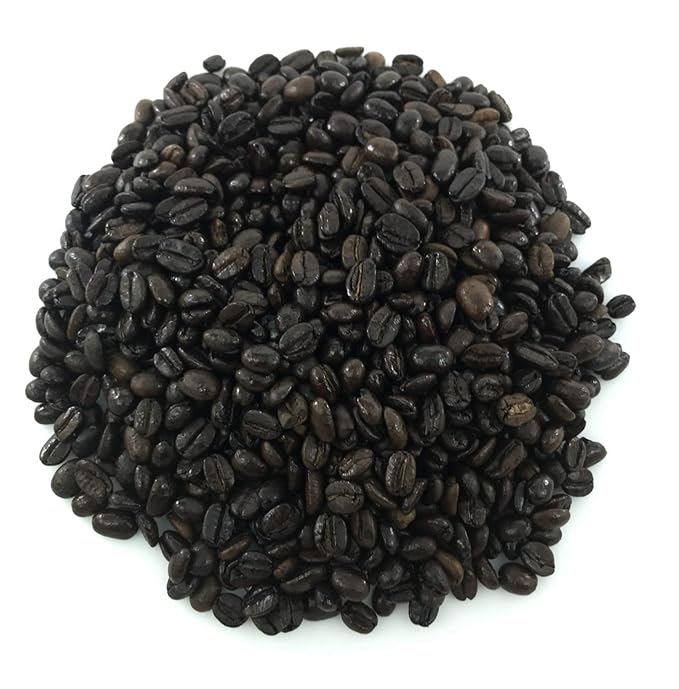 River Moon Coffee, Fade to Black Dark Roast Coffee Beans, 16 Ounces, Extra Dark, Low Acidity, Non-GMO, Direct Trade, Fadernauts Blend