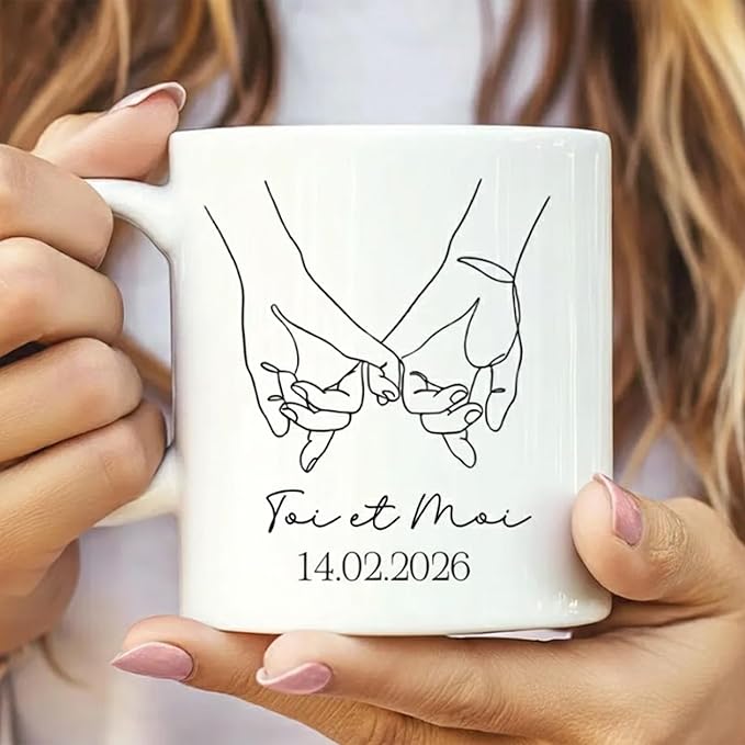 Personalized Mr & Mrs Coffee Mugs, Husband and Wife Mugs, Mr and Mrs Mug, Custom Couple Coffee Drinking Cup, New Bride Groom Wedding Cup Set of 2