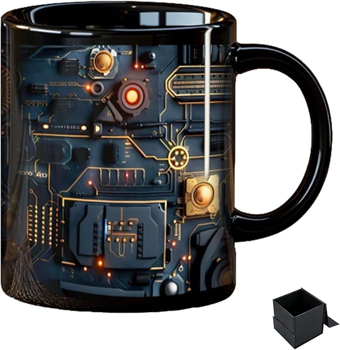 2026 New Mechanic Tool Kit with Fun 3D Printed Pattern Mug, 11oz Ceramic mechanical toolbox coffee cup Set, Perfect for Birthdays, Valentine's Day, and Father's Day (M)