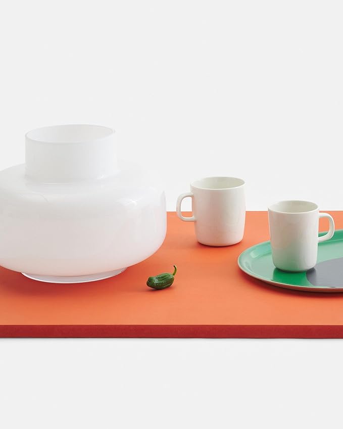 MARIMEKKO Oiva Unikko Large Mug — Refine Your Kitchen Décor with Our Iconic White Stoneware — Stylish Porcelain Coffee Mugs to Elevate Your Drinking Experience (14oz)
