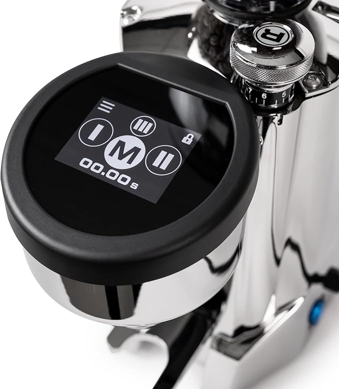 Rocket Espresso Fausto Touch Espresso Grinder, Chrome