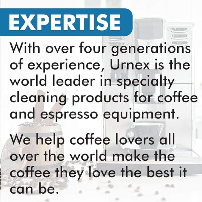 The Professional Barista's Choice - Urnex Keurig Compatible Coffee Maker Universal Descaling Solution (2 Pack, 2 Uses Per Bottle)