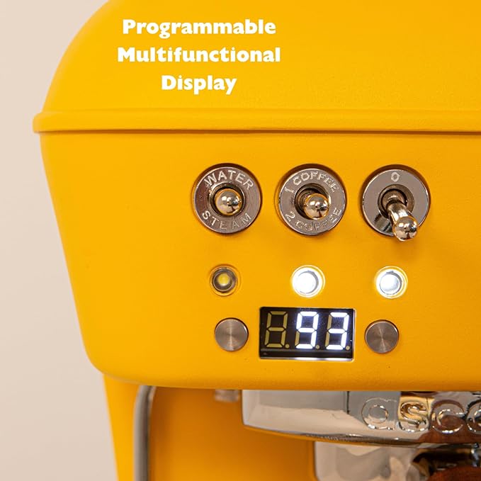 Ascaso Dream PID, Programmable Home Espresso Machine w/Volumetric Controls, 120V (Anthracite)