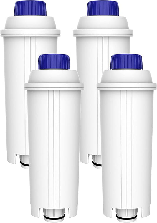 Maxblue Coffee Filter, Replacement for De'Longhi® Water Filter, DLS C002 De'Longhi® Filter, ECAM/ETAM/EPAM Series, TÜV SÜD Certified (4 Packs）