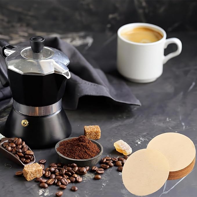 800 Count Espresso Coffee Filters, 51 mm Unbleached Round Coffee Paper Filter for Espresso Machine, Disposable Coffee Filter Compatible with Espresso Coffee Maker