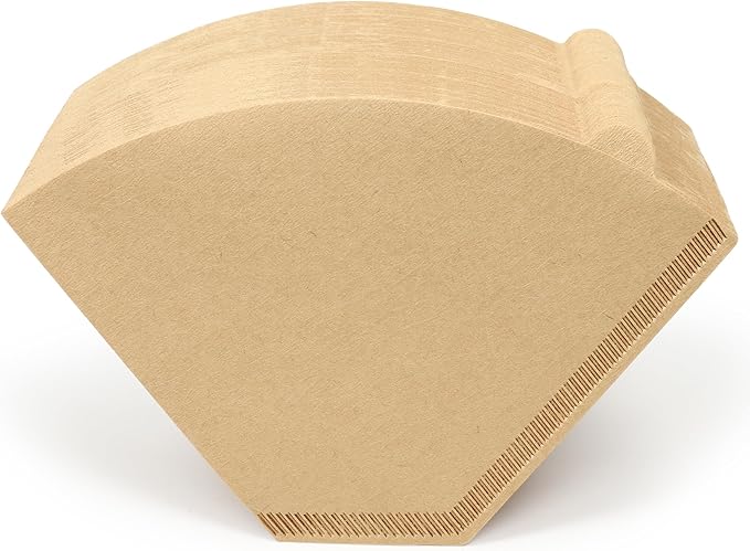 220 Count #4 Cone Coffee Filters, Tear-Resistant Seams, Unbleached for 8–12 Cup Coffee Makers