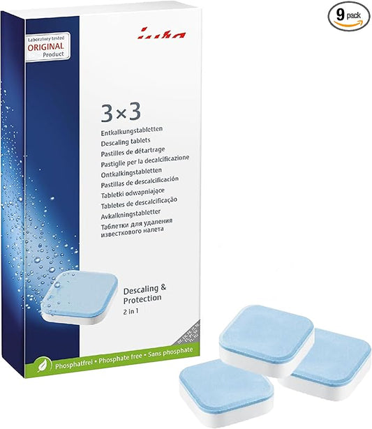 Coffee Machine Descaling Tablets, Dissolve Rapidly, Effectively Remove Grime, Deliver Lasting Cleanliness, Extend Coffee Machine Lifespan, (9 Tables)
