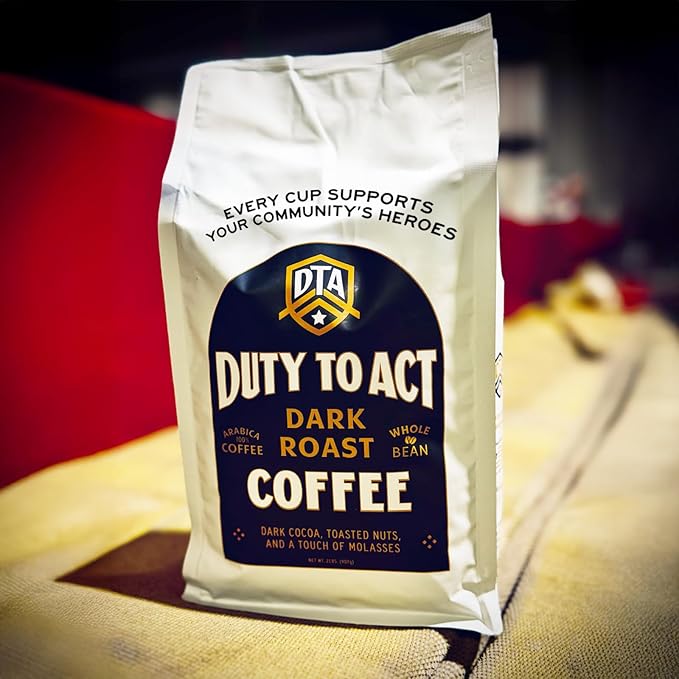 Duty to Act Dark Roast Whole Coffee Beans, 2 lbs (Pack of 3)