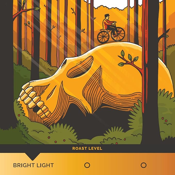 Stone Creek Coffee Light Roast Whole Bean Coffee – 12 Ounce (Pack of 1) – Smooth Specialty Fresh Roasted Coffee Beans with Juicy and Citrus Tasting Notes, Boneshaker Colombia