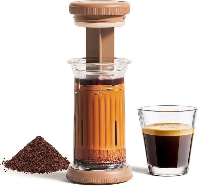 D1 All-in-one Portable Coffee Maker with 200-Count Paper Filters Included, Cold & Hot Brew, a French-press Style Coffee Press for Travel, Hiking & Camping