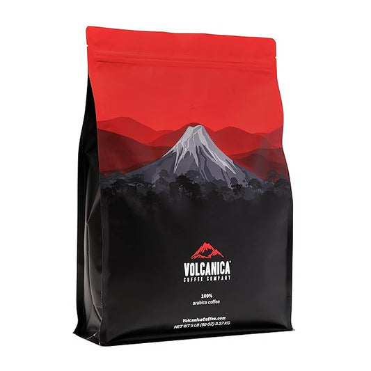 Dark Roast Coffee, Whole Beans, Fresh Roasted, 5 lbs