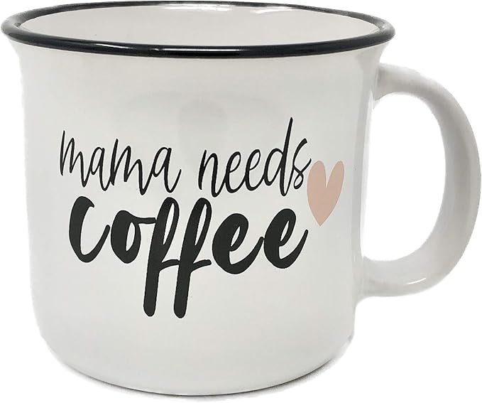 CAM N HONEY Mom Fuel Coffee Mug Set | Mama Coffee Campfire Mugs | Perfect Gifts For Best Mom Ever
