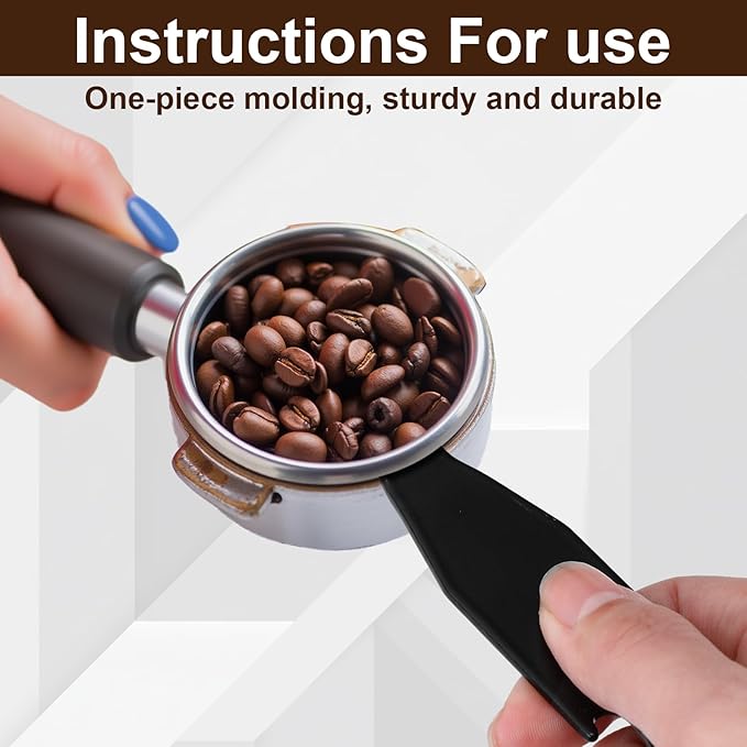 Acellegic 2 Pcs Portafilter Basket Removal Tool Stainless Steel Coffee Filter Basket Remover Bottle Opener Coffee Powder Cup Disassembly Tool for Espresso Cleaning Accessories